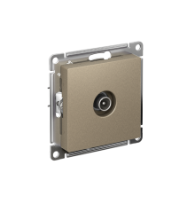 AtlasDesign Шампань Розетка TV оконечная 1DB, механизм  ATN000591  SE