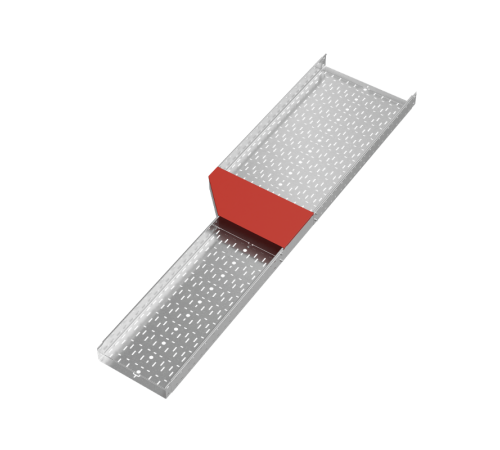 Крышка переходника левого 400-600 мм "ПЛЮС" HD  KPDplus400-600-L HD   КМ-профиль