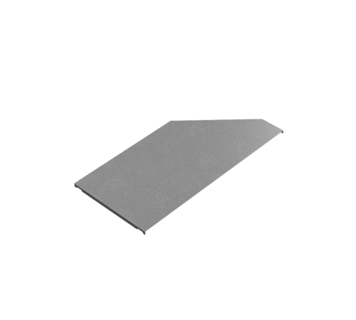 Крышка переходника левого 400-600 мм "ПЛЮС" HD  KPDplus400-600-L HD   КМ-профиль