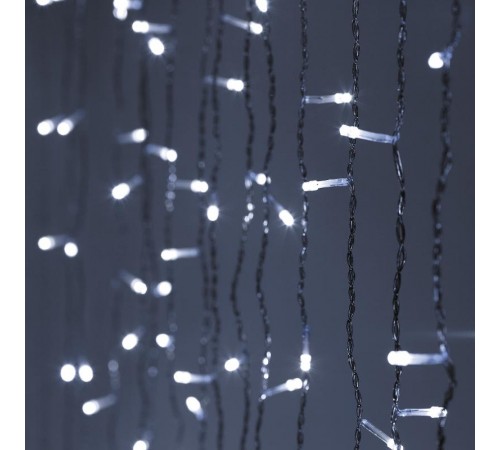 Гирлянда световая  Дождь/Занавес 3*2 м, ЕNIGW - 320W  , 320  диодов, холодный белый, 8 режимов, 220V, IP20  Б0051874  ЭРА