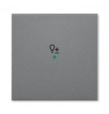 ABB Levit Сталь Клавиша 1-ая с символом светорегулятора free@home  6220H-A01004 69  2CHH621004A4069  ABB