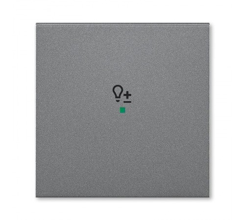 ABB Levit Сталь Клавиша 1-ая с символом светорегулятора free@home  6220H-A01004 69  2CHH621004A4069  ABB