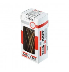 Саморезы универсальные 120х6,0 мм (50 шт) желтые - коробка с окном ( 0,676 кг)  102277  Tech-KREP