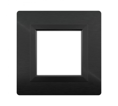 Рамка из алюминия, "Avanti", черная, 2 модуля  4402832  DKC