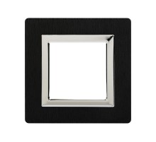 Рамка из алюминия, "Avanti", черная, 2 модуля  4402832  DKC