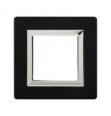 Рамка из алюминия, "Avanti", черная, 2 модуля  4402832  DKC