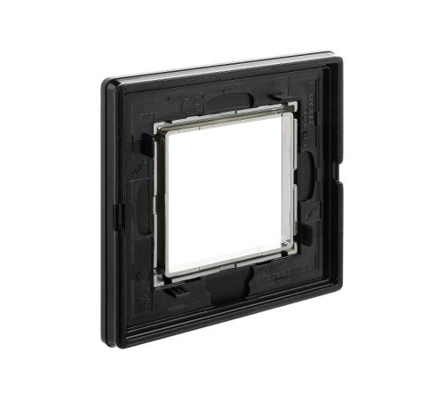 Рамка из алюминия, "Avanti", черная, 2 модуля  4402832  DKC
