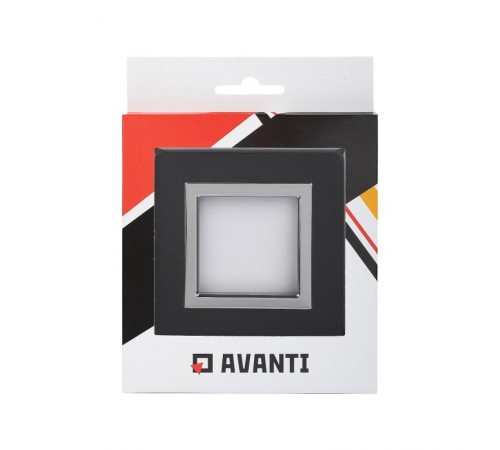 Рамка из алюминия, "Avanti", черная, 2 модуля  4402832  DKC