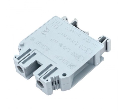 Клеммная колодка винтовая 35 UT серая  scr-ut-35-g  EKF