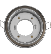 Светильник встраиваемый под лампу GX53 NGX 93 068 NGX-R10-004-GX53 (Два цвета серебро-черный хром)  93068  Navigator