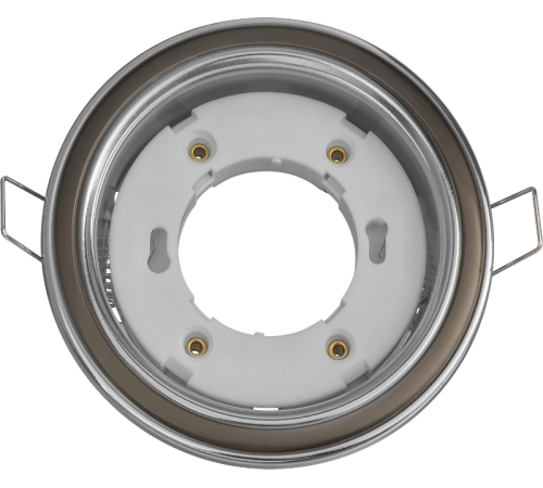 Светильник встраиваемый под лампу GX53 NGX 93 068 NGX-R10-004-GX53 (Два цвета серебро-черный хром)  93068  Navigator
