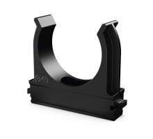 Крепёж-клипса для труб Полистирол черная д40 (15шт/300шт уп/кор)  PR.02740ч  Промрукав