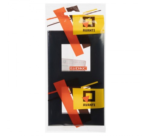 Рамка ARTLEBEDEV "Черный квадрат" "Avanti", 4 мод.  4402904  DKC