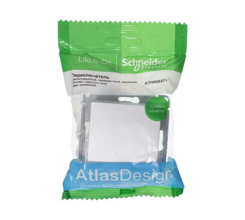 AtlasDesign Алюминий Переключатель перекрестный сх.7, 10АХ, механизм  ATN000371  SE