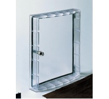 Дверца прозрачная с защитой IP54 и замком E1/6-T8 - разные ключи  1SDA038344R1  ABB