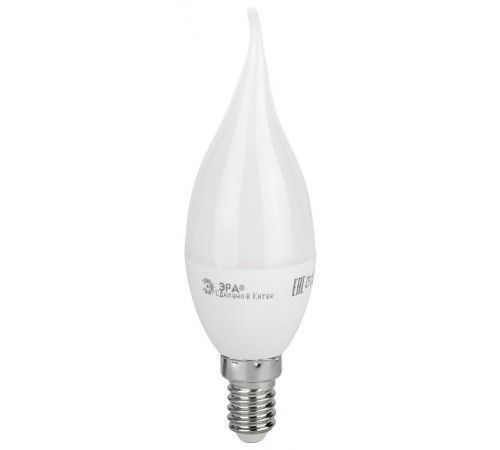 Лампа светодиодная LED BXS-8W-840-E14 R (диод, свеча на ветру, 8Вт, нейтр, E14)  Б0051848  ЭРА