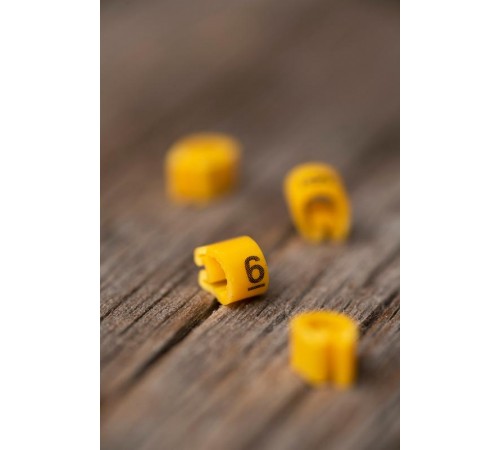 Маркер-кабельный 2,5кв.мм "6" (1000шт.) (ЕС-1) EKF PROxima  plc-KM-2.5-6  EKF