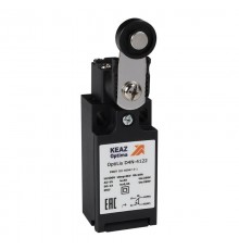 Выключатель концевой OptiLiS D4N-4122 рычаг металлический с роликом пластиковым EN 50047 XCKN2118P20  365307  КЭАЗ