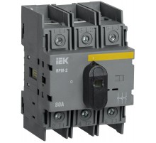 Выключатель-разъединитель модульный ВРМ-2 3P 80А  MVR20-3-080  IEK