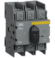 Выключатель-разъединитель модульный ВРМ-2 3P 80А  MVR20-3-080  IEK
