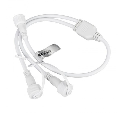Коннектор питания ARD-CLASSIC-SYNC-RGB White (230V, 2 ports) (Ardecoled, Закрытый)  031803  Arlight
