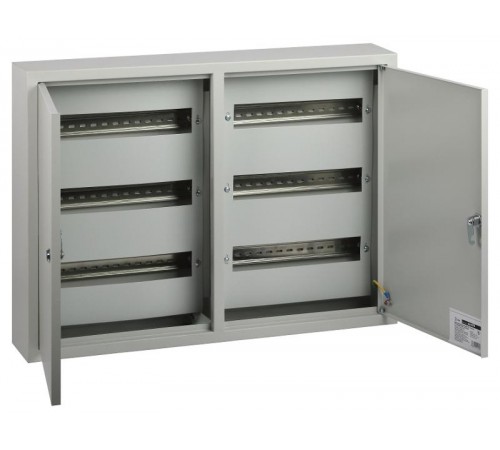 Корпус металлический навесной  ЩРН-90 2-х дверный (500х680х120) IP31 УХЛЗ серый   Б0062925  ЭРА