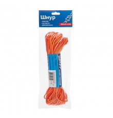 Шнур вязанно-плетенный ПП 3 мм хозяйств., цветной, 20 м  139928  Tech-KREP