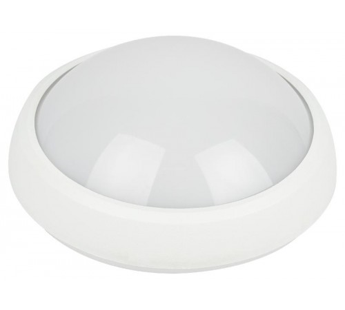 Светильник светодиодный пылевлагозащищенный для ЖКХ ДПО SPB-1 8Вт 4000К IP54 опал белый круг  Б0017326  ЭРА