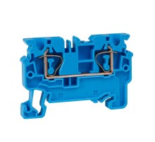 Клемма проходная пружинная OptiClip CX-10-I-BU-57A-(0,2-10)-синий  289718  КЭАЗ