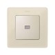 Simon 82 Клавиша для выключателя одноклавишного с подсветкой под пиктограммы, S82, S82N, S82 Detail, слоновая  8200013-031  Simon