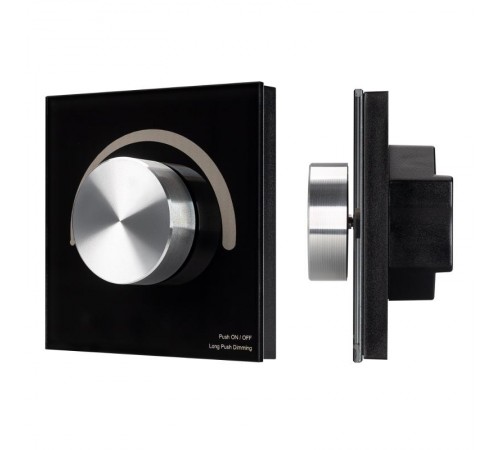 Панель Rotary SMART-P28-DIM Black (12-24V, 2.4G)  027102  Arlight