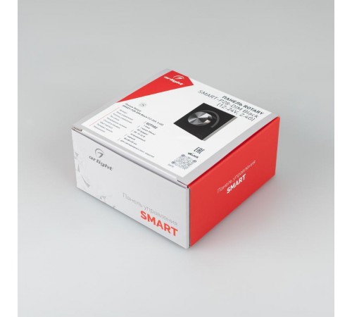 Панель Rotary SMART-P28-DIM Black (12-24V, 2.4G)  027102  Arlight