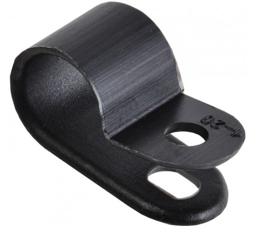 Скоба крепежная 9мм нейлоновая черная (50шт)  USK11-09-050-K02  IEK