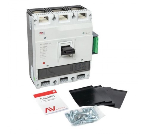 Выключатель автоматический AV POWER-4/3 1000А 50kA ETU2.2  mccb-43-1000-2.2-av  EKF