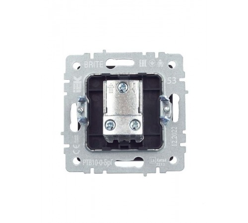 BRITE Розетка TV проходная РТВ10-0-БрГ графит   BR-A10-P-K53  IEK