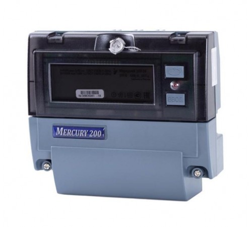 Счетчик Меркурий 200.02 5-60А/220В (мнтар.) ЖКИ (DIN)