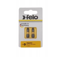 Бита крестовая ударная серия Impact PZ 2X25,2 шт  02102241  Felo