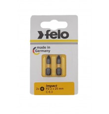 Бита крестовая ударная серия Impact PZ 2X25,2 шт  02102241  Felo