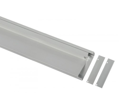 Комплект с накладным анодированным профилем  8018 80х18мм 2м   Б0062819  ЭРА