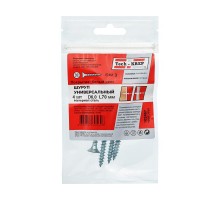 Саморез ШУц 6,0х70 пот. гол. (4 шт) - пакет ( 0,036 кг)  102457  Tech-KREP