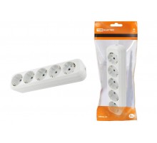Колодка розеточная 5 гнезд 2П+3 16А 250В белая   SQ1806-0035  TDM