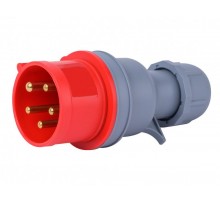 Вилка перен. 3Р+РЕ+N 16А 380В IP44 ВП-103  26104DEK  DEKraft