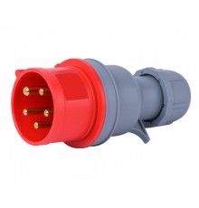 Вилка перен. 3Р+РЕ+N 16А 380В IP44 ВП-103  26104DEK  DEKraft