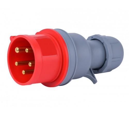 Вилка перен. 3Р+РЕ+N 16А 380В IP44 ВП-103  26104DEK  DEKraft