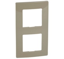 Etika Светлая галька Рамка 2-ая  672522  Legrand