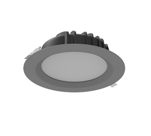 Светильник светодиодный Downlight 230*81мм 40W Tunable White (2700-5700K) IP54/20 RAL7045 серый муар димм.DALI  V1-R0-70084-10D01-44040TW  VARTON