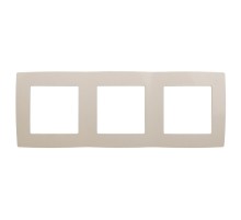 Рамка на 3 поста 12-5003-02  ,  слоновая кость  Б0014762  ЭРА