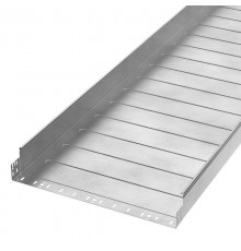 Лоток неперфорированный Профи INOX (AISI 304) 600х100x3000 (1,0 мм) (6 м/уп)  PR16.14012  Промрукав