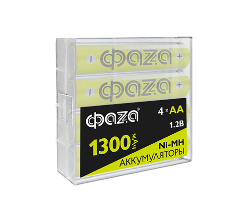 Аккумуляторная батарея  AA 1300мАч Ni-MH Box-4  .5059733  ФАZA