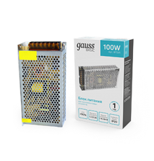 Блок питания Basic 12V 100W IP20 1/50  BT505  Gauss